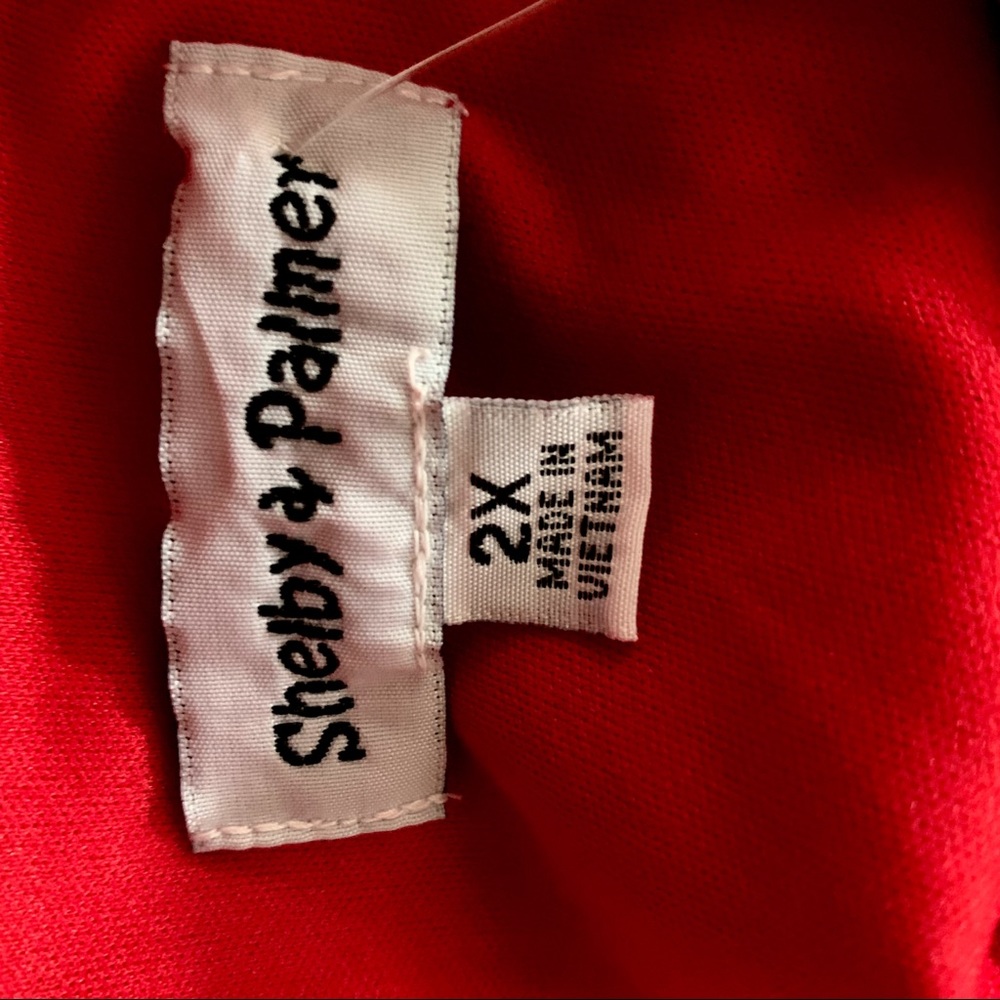 Red evening dress size 1X - Picture 5 of 6